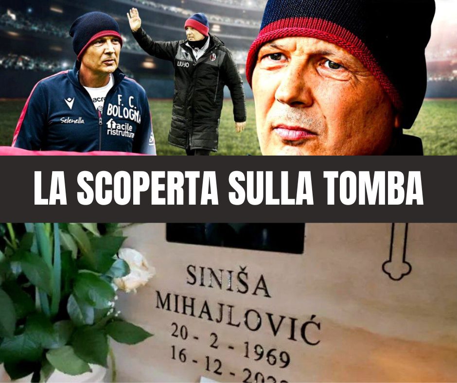 Sulla tomba di Sinisa un mese dopo la sua scomparsa Resti il più