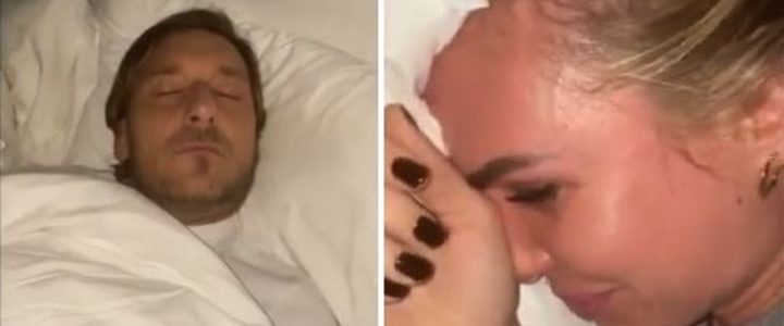 Notte di paura in Casa Totti, Ilary Blasi riprende tutto e lo condivide su Instagram