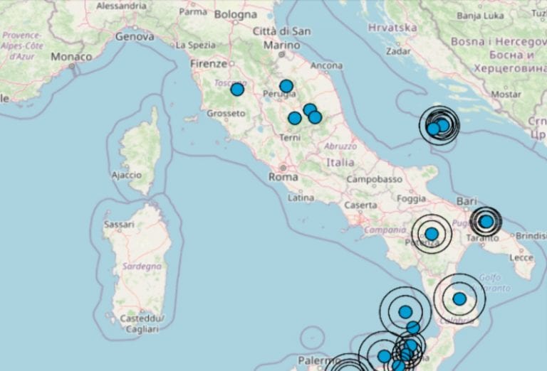 Terremoto oggi Italia, 6 giugno 2021: le ultime scosse registrate – Dati INGV